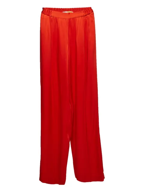 Stella McCartney Pre-Owned elasticated-waist trousers Red 998256