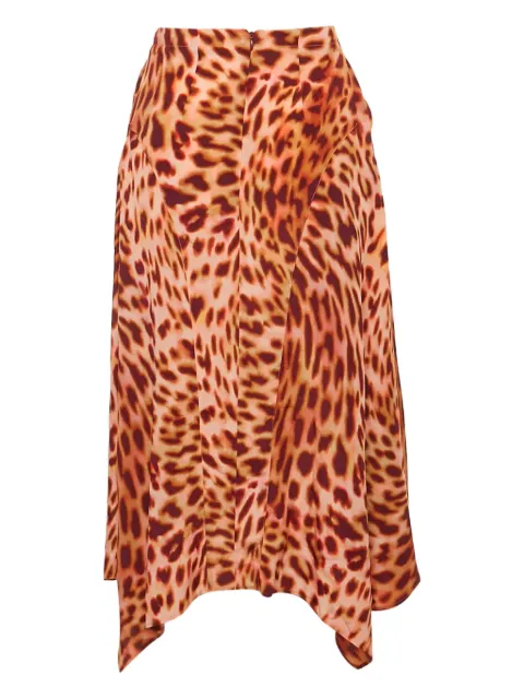 Stella McCartney Pre-Owned leopard-print skirt Pink 1127572