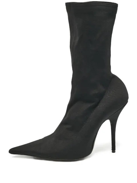 Balenciaga Pre-Owned 110mm Knife ankle boots Black 1101268