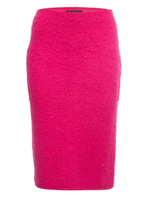 Versace Pre-Owned mohair-blend skirt Pink 757084