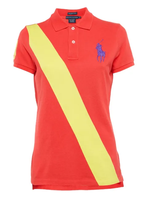Polo Ralph Lauren Vintage diagonal-stripe polo shirt Red 1103721