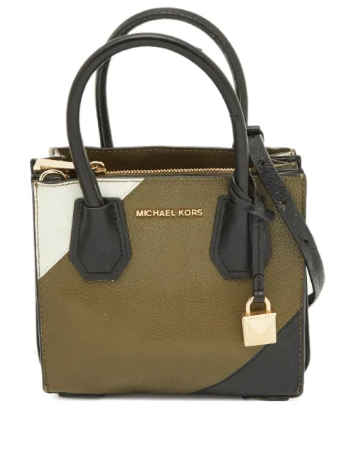 Michael Kors Vintage medium Mercer colourblock mini bag Green 901623