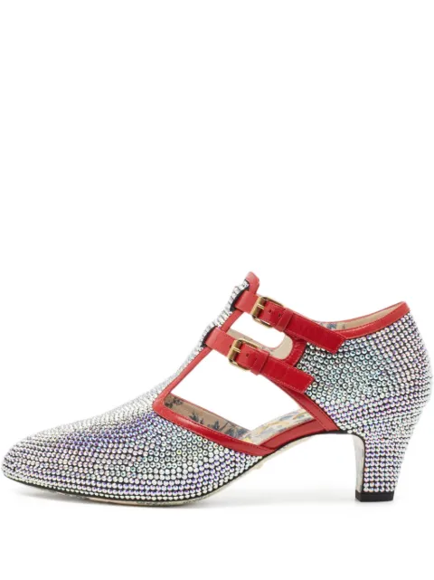 Gucci Pre-Owned studded pumps Silver 918053