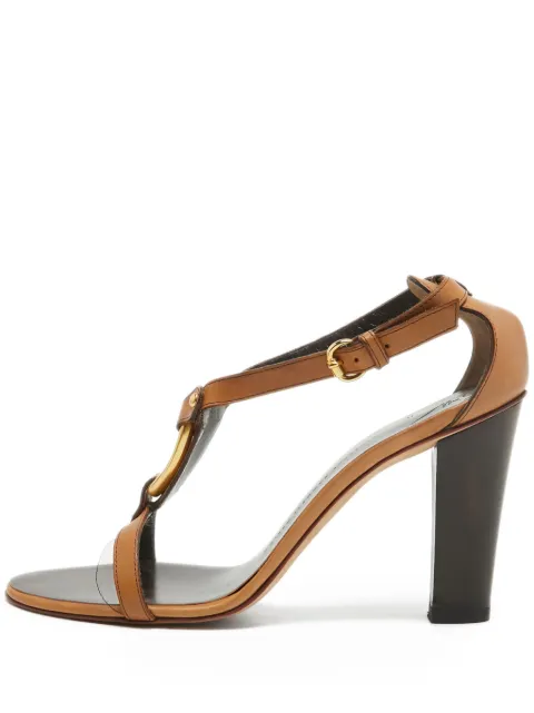 Giuseppe Zanotti Vintage 95mm T-bar sandals Brown 946954