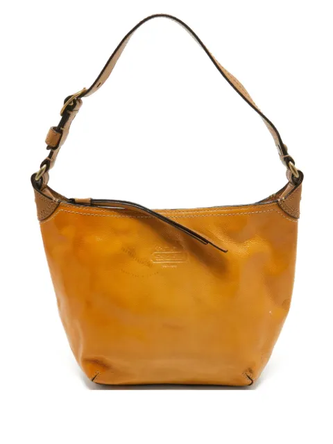 Coach Vintage leather shoulder bag Yellow 923418