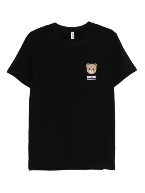 Moschino bear-logo T-shirt Black A07014410