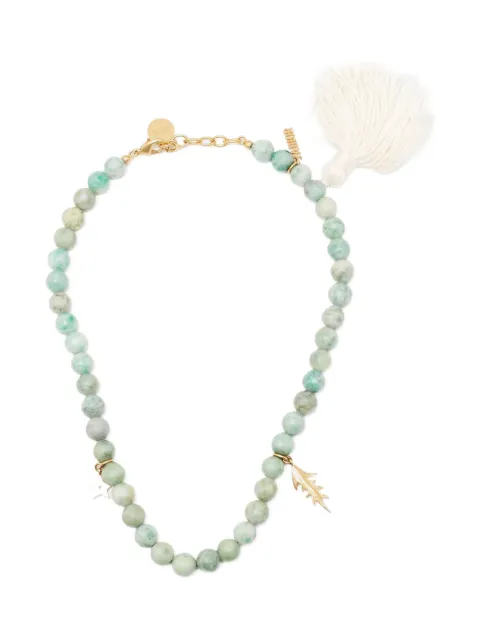 Christian Dior Pre-Owned beaded necklace Gold 1088339