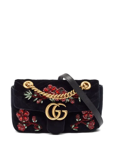 Gucci Pre-Owned GG Marmont shoulder bag Black 1068569