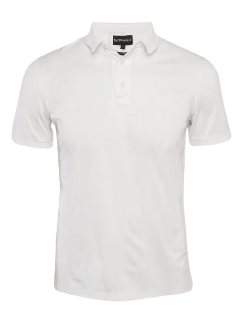Emporio Armani Pre-Owned cotton polo shirt White 1101138