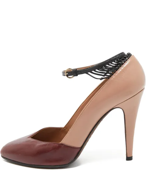 Valentino Garavani Pre-Owned 105mm leather heeled pumps Red 1085930