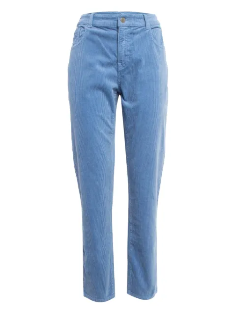 Emporio Armani Pre-Owned five-pocket corduroy trousers Blue 1018587