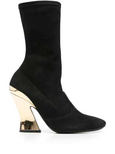 Givenchy 100mm sculptured boots Black BE6055E2EF005