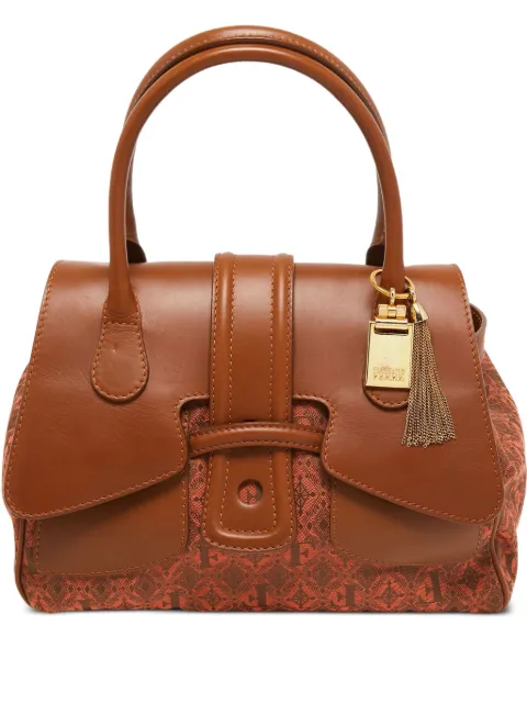 Gianfranco Ferré Pre-Owned pre-owned logo-jacquard tote bag Brown 763628