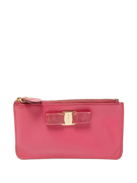 Ferragamo Pre-Owned Vara-bow wallet Pink 856627