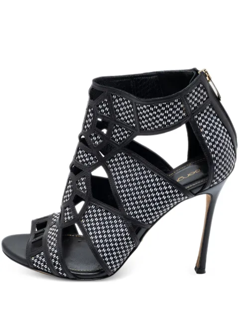 Sergio Rossi Vintage pre-owned 110mm cut-out pumps Black 659351