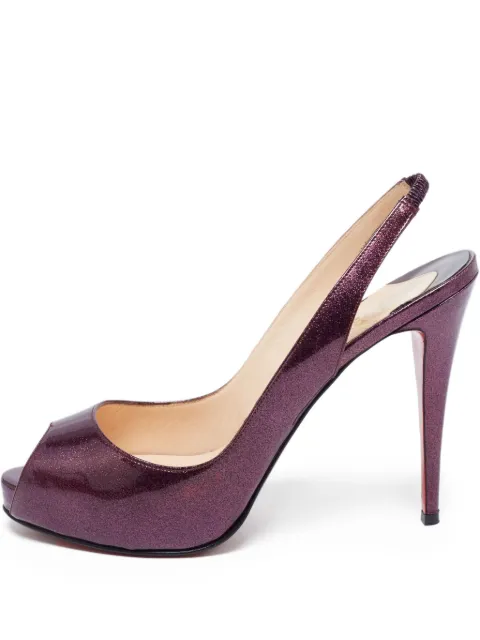 Christian Louboutin Pre-Owned leather heeled pumps Purple 692860