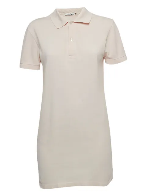 Carolina Herrera Vintage short-sleeve polo-neck dress Pink 912200
