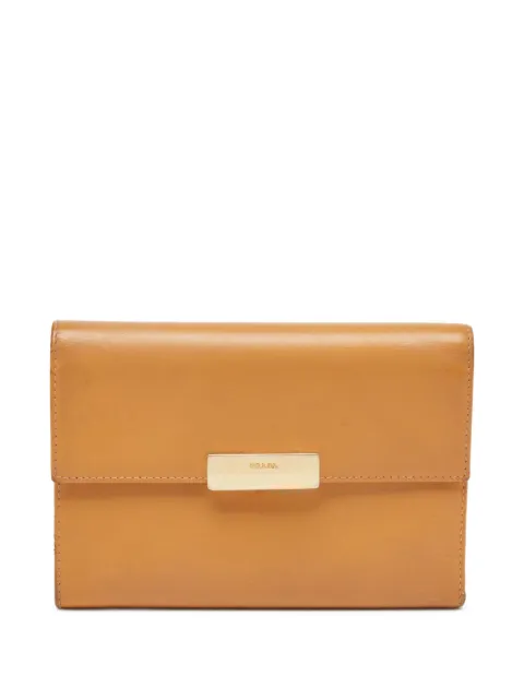 Prada Pre-Owned leather wallet Neutrals 990271