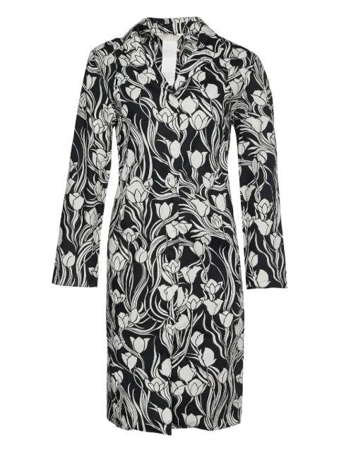 'S Max Mara pre-owned floral-print dress Black 652859
