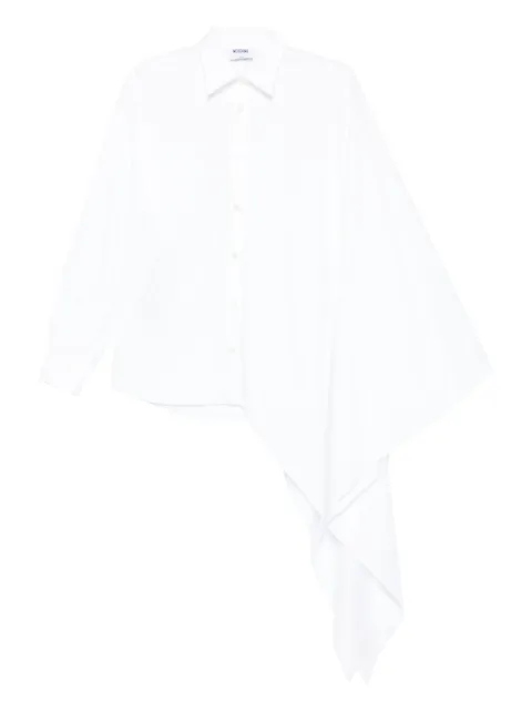 Moschino asymmetric shirt White A021554310001