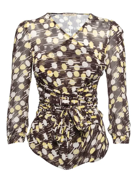See By Chloé Vintage polka dot-print blouse Black 804432