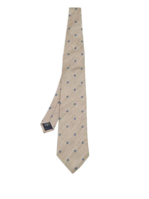 Dunhill silk-blend tie Neutrals 605057