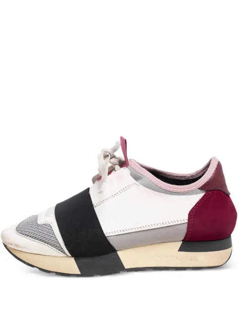 Balenciaga Pre-Owned Race Runners sneakers White 566546