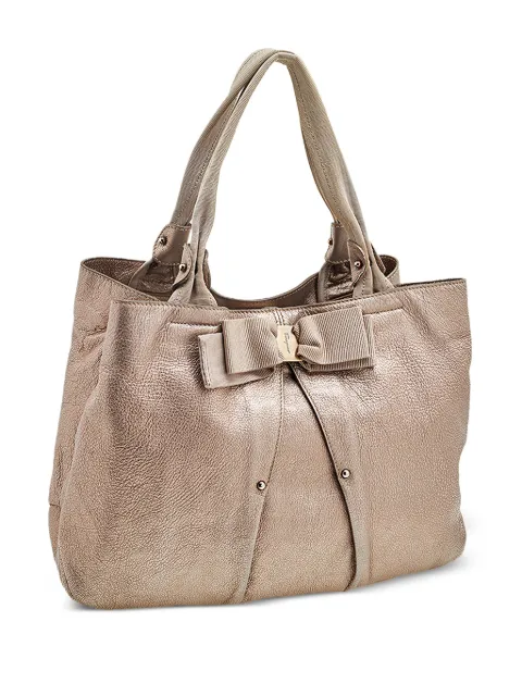 Ferragamo Pre-Owned Miss Vara Bow tote bag Gold 596918