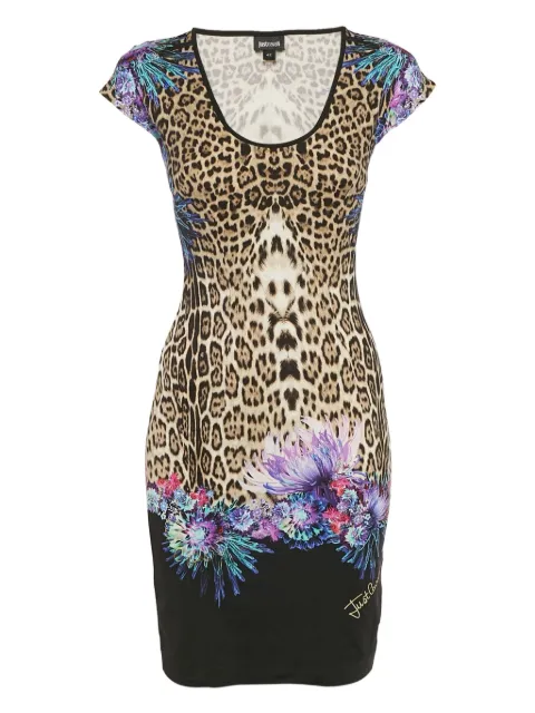 Just Cavalli Vintage leopard-print mini dress Brown 1122177