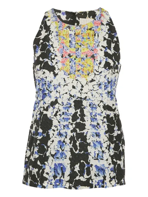Peter Pilotto 2023 pre-owned floral-print top Black 1111638