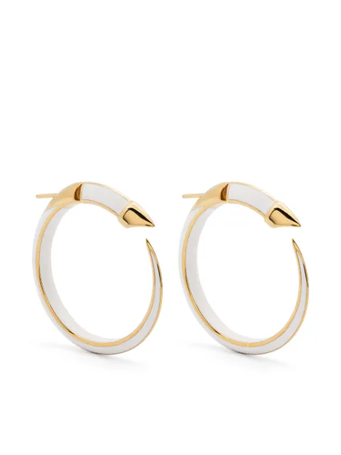 Shaun Leane sterling silver Sabre Solis hoop earrings Gold SS002YVWHEOS