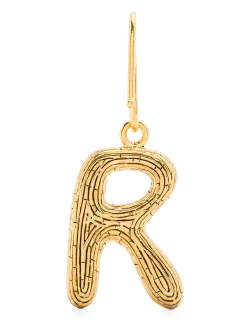 Aurelie Bidermann mini R charm Gold EXCF24PD24MG