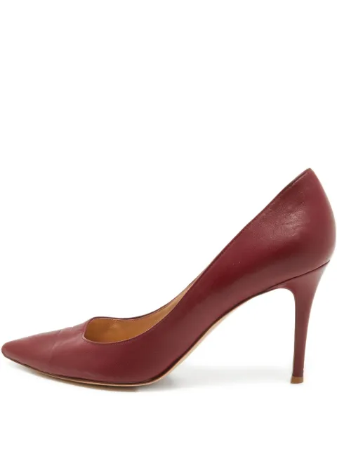 Gianvito Rossi pre-owned 90mm leather pumps Red 938218