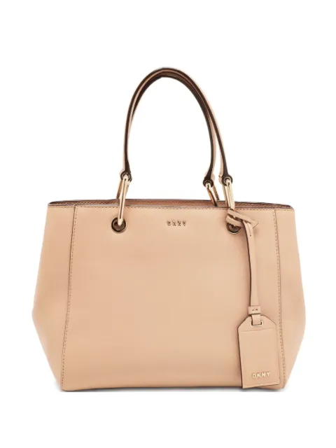 DKNY Vintage leather tote bag Neutrals 814796