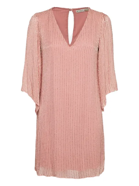 alice + olivia v-neck dress Pink 1071404
