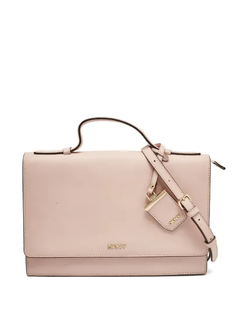 DKNY Vintage pre-owned leather two-way handbag Pink 1035425