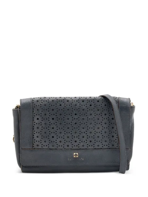 Kate Spade pre-owned laser cut-detail shoulder bag Grey 672419