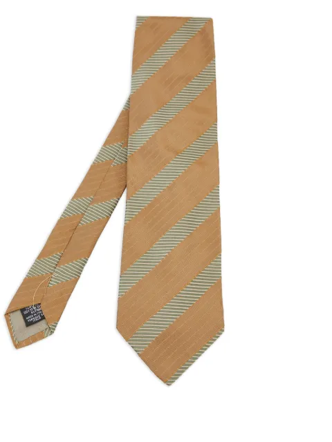 Giorgio Armani Pre-Owned striped tie Neutrals 811484