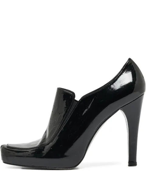 Stuart Weitzman pre-owned 125mm patent leather platform pumps Black 927801