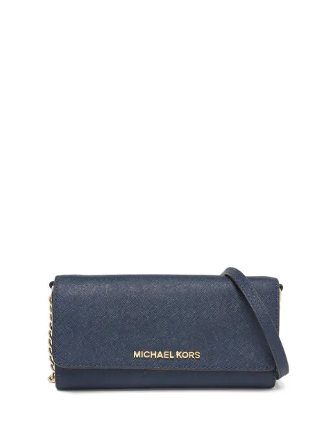 Michael Kors Vintage Jet Set logo wallet Blue 907518