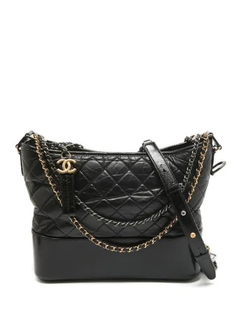 CHANEL Pre-Owned Gabrielle quilted Black 995778