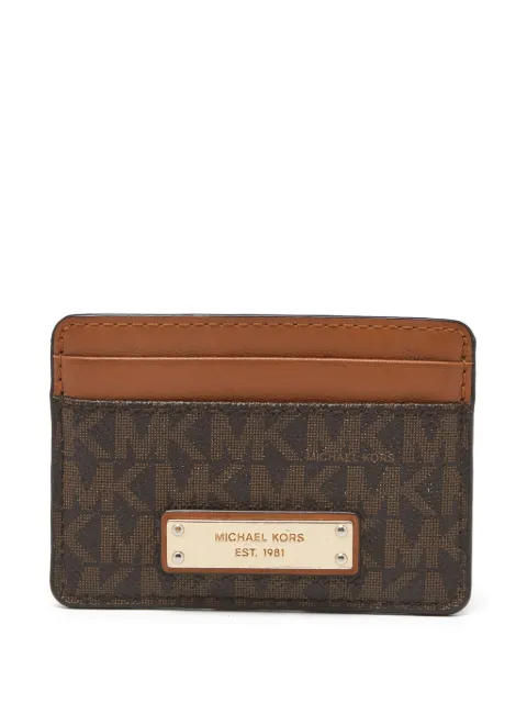 Michael Kors Vintage leather card holder Brown 941177