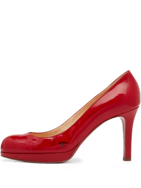 Christian Louboutin Pre-Owned 90mm leather pumps Red 713290
