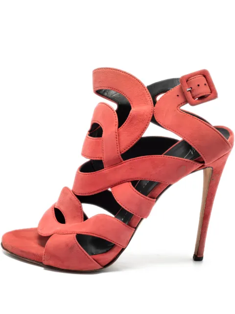 Giuseppe Zanotti Vintage pre-owned 130mm strappy open-toe sandals Pink 672240