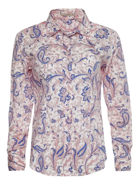 Etro Pre-Owned paisley-print long-sleeve shirt White 658036