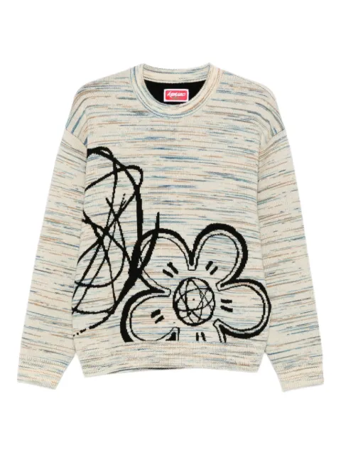 Kenzo crew-neck sweater Neutrals FF65PU7513CJ