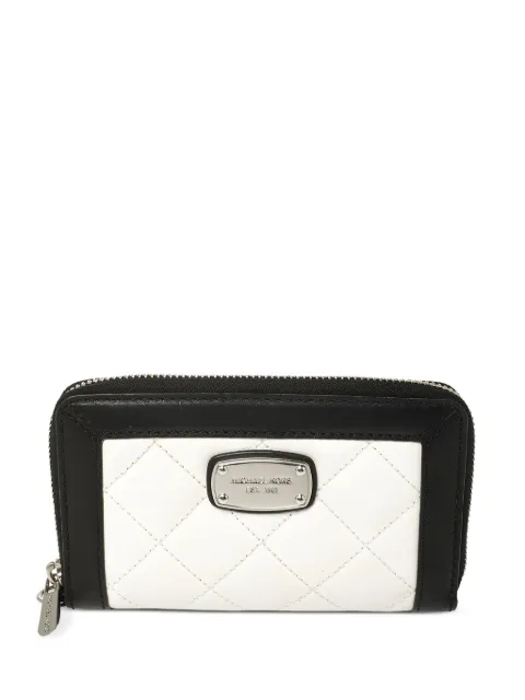 Michael Kors Vintage pre-owned leather quilted wallet White 450677