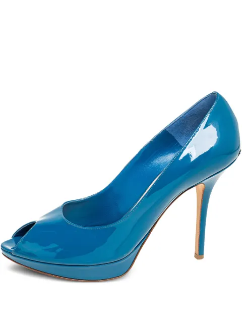 Christian Dior Pre-Owned 120mm Miss Dior pumps Blue 596427