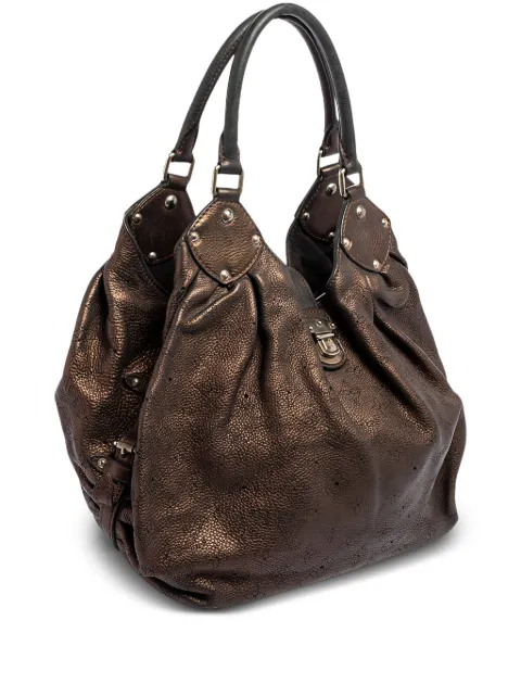 Louis Vuitton Pre-Owned textured leather slouchy shoulder bag Brown 578295