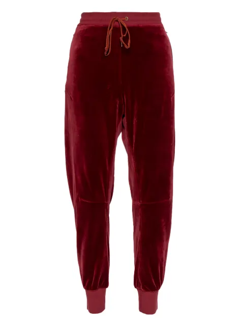 Chloé Pre-Owned velvet trousers Red 430547
